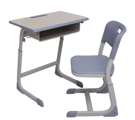 
Metal Wooden School Furniture Student Table and Chair 