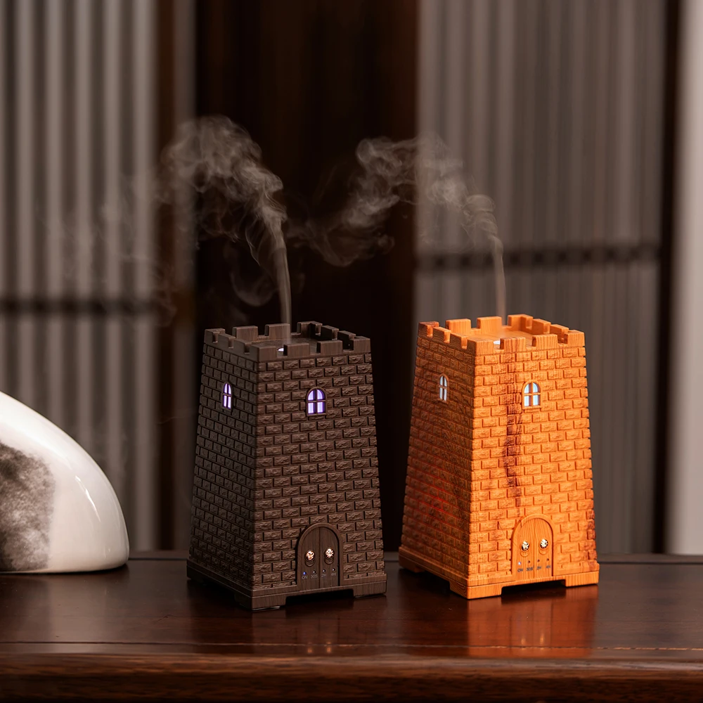 250 мл коричневое электрическое эфирное масло, роскошный ультразвуковой аромадиффузор для автомобиля