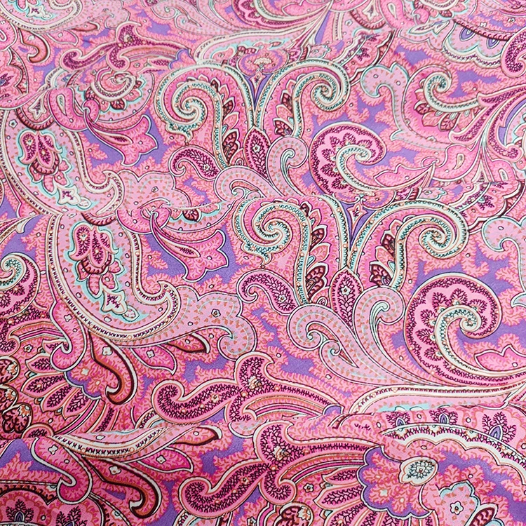 Digital Printed Italian Pure Cotton Fabric Width 145CM