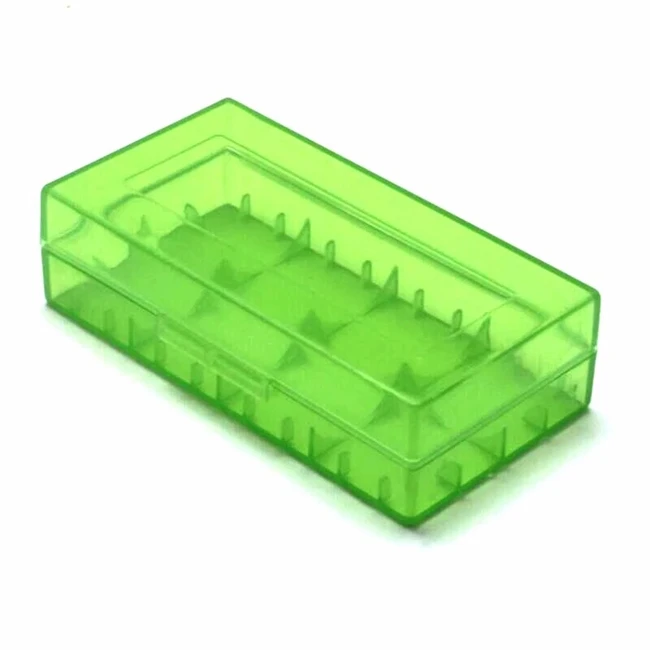 Plastic Factory 2*18650 Battery Storage Case PP Colorful Travel Box for 18650 18350 16340 18500 Battery