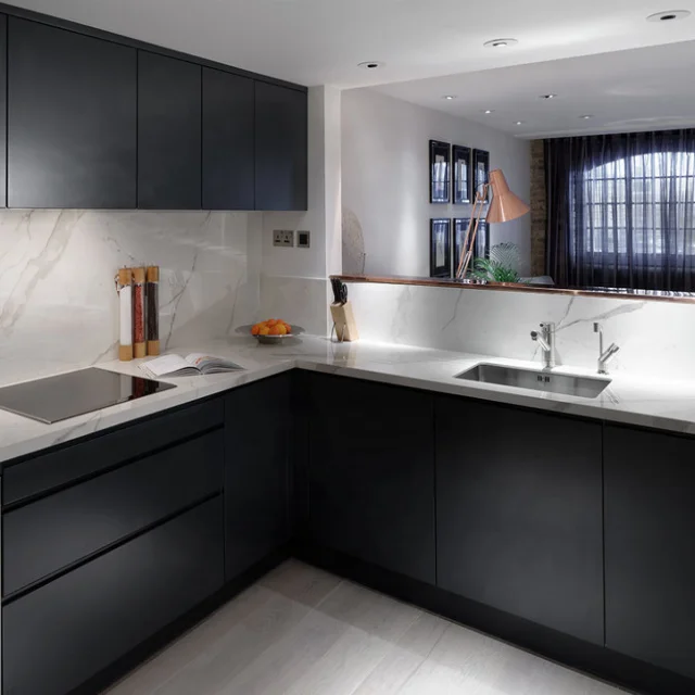 
Stainless Steel modern household/commercial kitchen cabinet YK-98117 