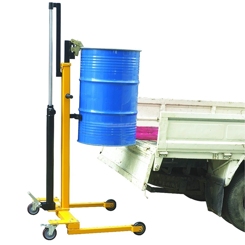 mingfeng 300kg drum handing equipment hydraulic lifting drum handler