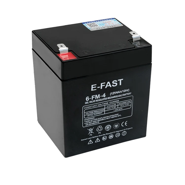 E-FAST ET4-12 12V 4AH Solar Battery Deep Cycle AGM GEL 12v 4ah lead acid battery