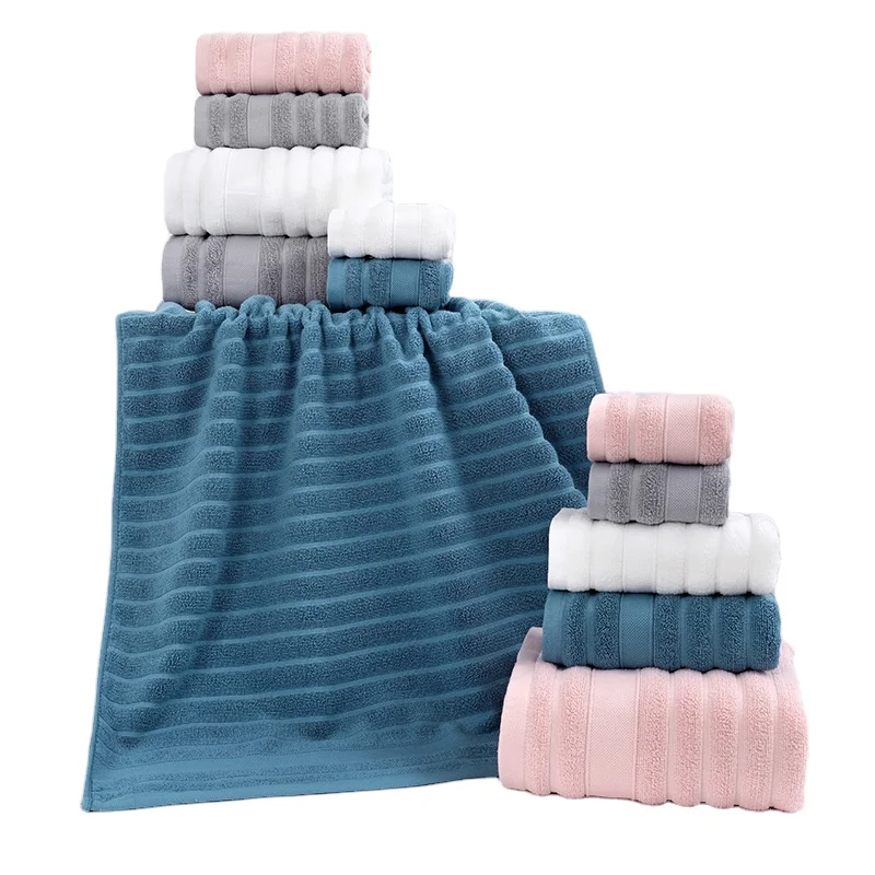 High-End Summer Cotton Bath Towel Quick Drying Absorbent Wrap for the Household for Bath Washcloths