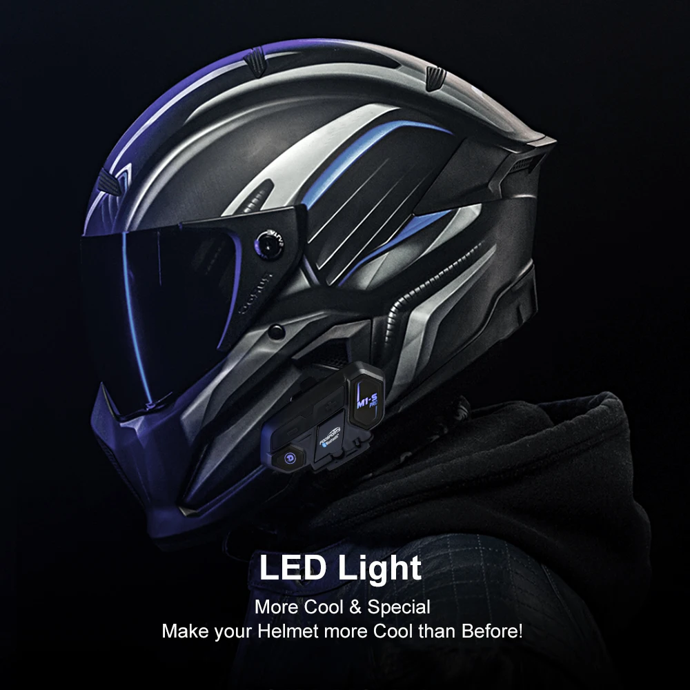 2 units Fodsports M1-S Intercomunicador Moto Motorcycle Intercom For Helmet