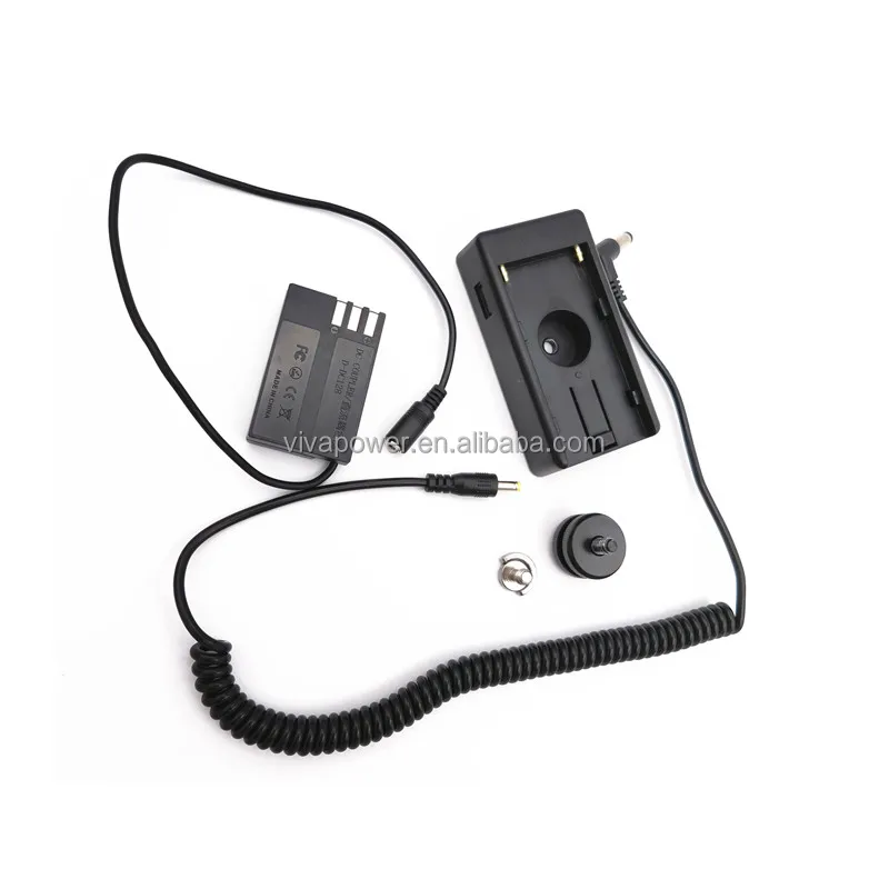 NP F970 F750 Battery Holder Mount Plate Plus D-DC128 DC Coupler D-LI109 Dummy Battery K-AC128 for Pentax K-R K-2 K-30 K-50
