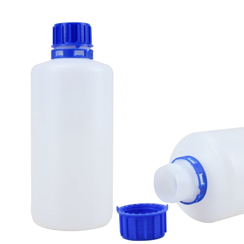 Wholesale 1000ml White Empty Plastic hdpe Chemical Powder Packaging Bottle