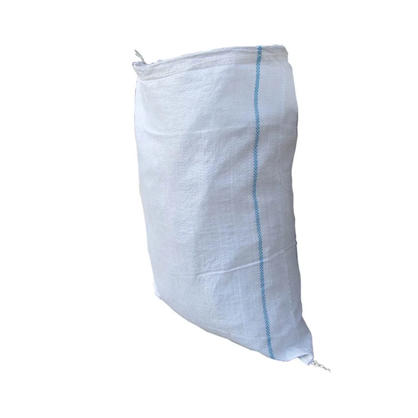
Pp Woven Bag White & Blue Line 48cmx62cm 