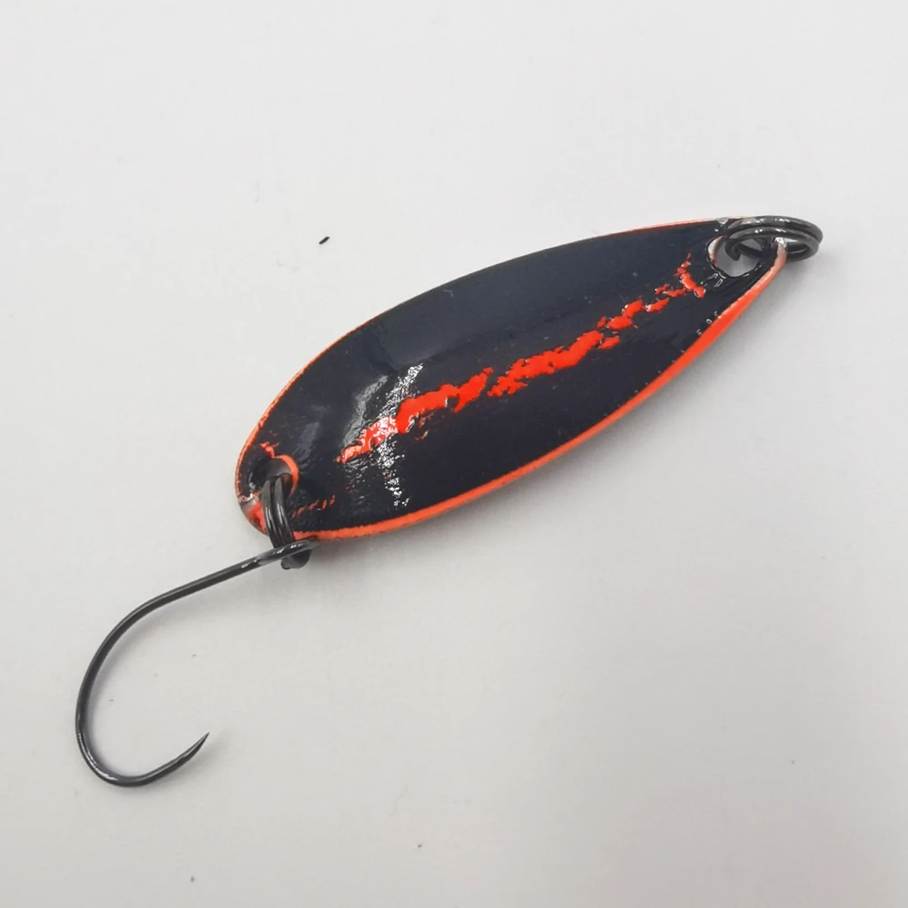 Alpha Spoon Fishing Lure Swim Bait Artificial Trout Lure Fishing 3g Sequin Metal Spoons Lure