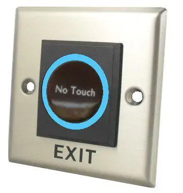 LED Indication No Touch Contactless Door Release Button Infrared Exit Button for access control