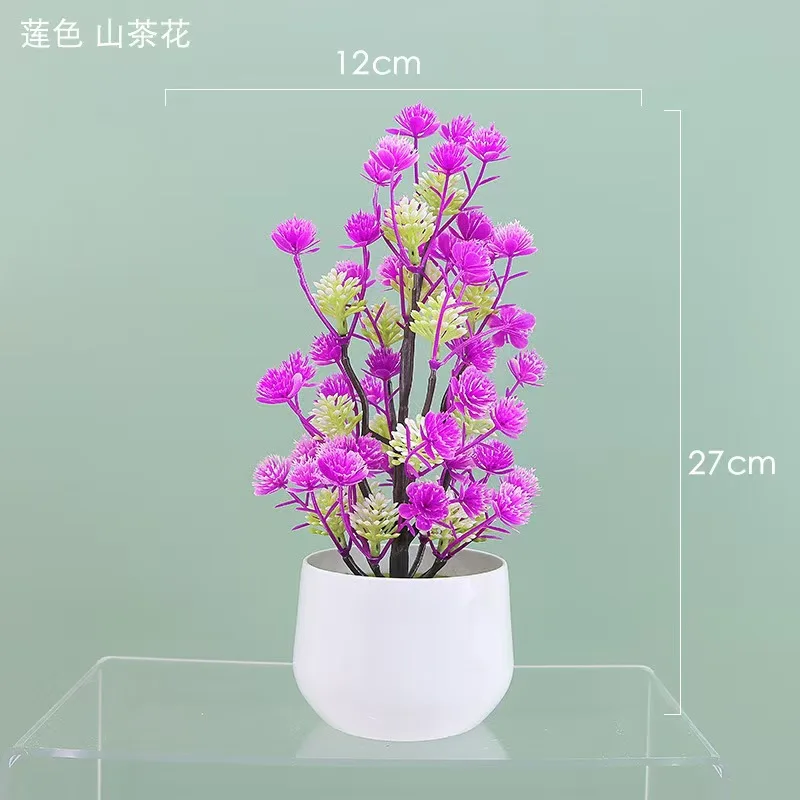 Artificial Flowers living room decoration home decoration plastic plant small potted plants