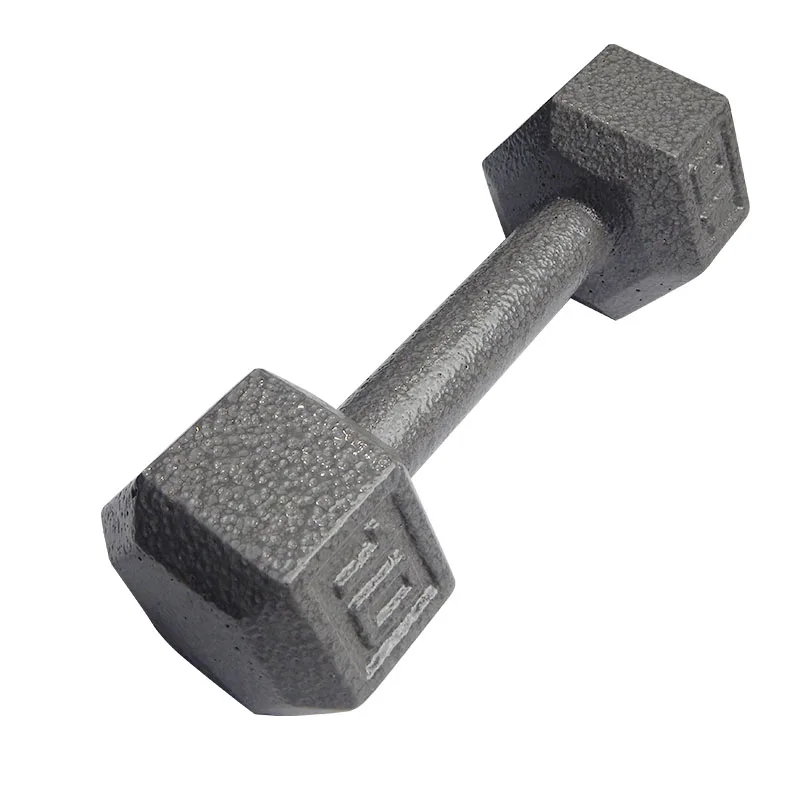 10LBS  High Quality Painting Cast Iron Dumbbell With Chrome Handle