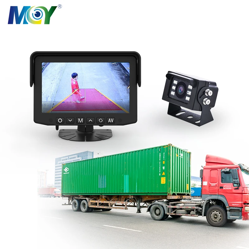 MCY 24 Volt Anti-collision Warning Audio Alarm Human Detection AI BSD Blind Spot Monitor Reversing Camera System