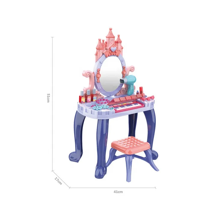 new products infrared dressing table make up toys for girls with lights music