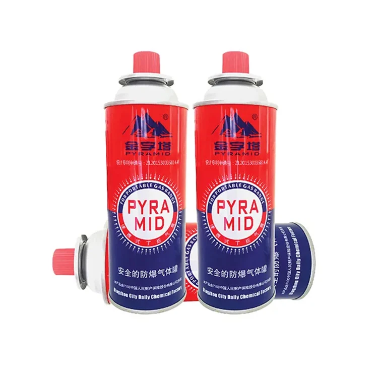 Outdoor BBQ Accessories portable butane gas cartridge 220g 250g camping gas canister