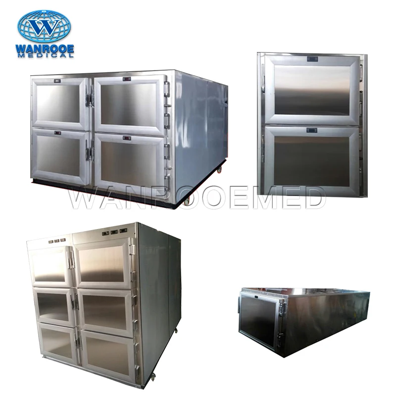 GA308 Funeral Device 8 Rooms Dead Body Storage Morgue Freezer Refrigerator