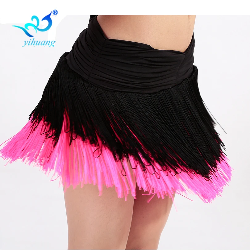 Wholesale Tassel Belly Skirt Women Bellydance Performance Wear Costumes Bollywood Skirts Fringe