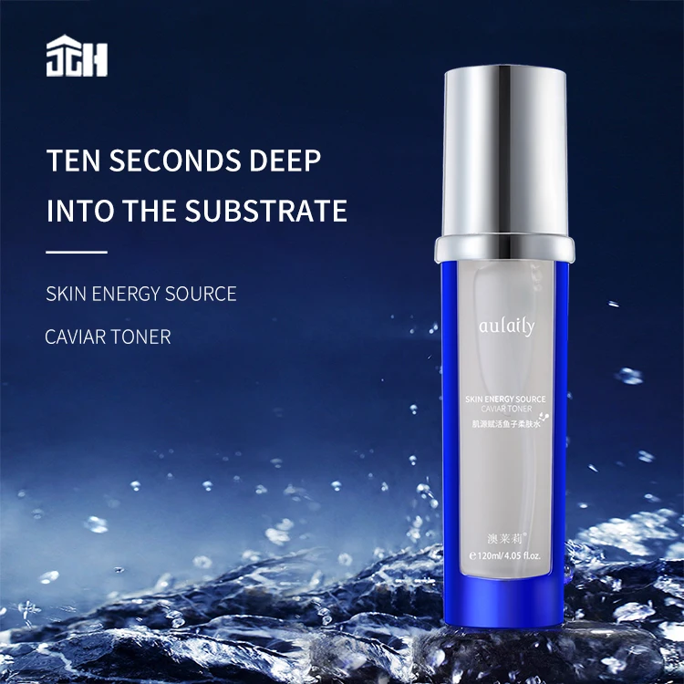 China Wholesale Aulaily Skin Energy Source Caviar Toner Skin Care Rejuvenation Toner Brightening