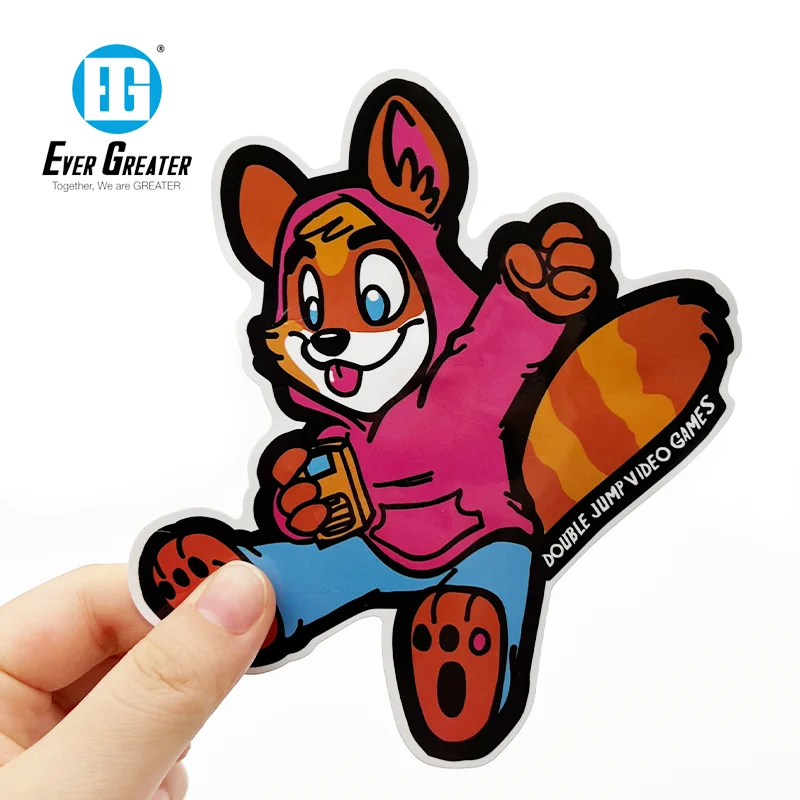 Custom Design Decorative Glass Stickers Permanent Transfer Sticker