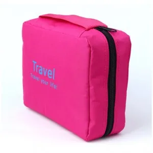 Manufactory Direct Modella Leather Small Size Portable Makeup Brush Handheld Cosmetic Case Tra Three-fold Toiletry Bag