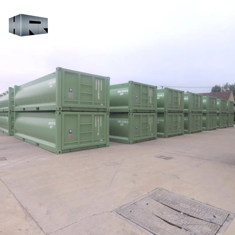 20ft Grain container side open or top open shipping container half height grain storage shipping container