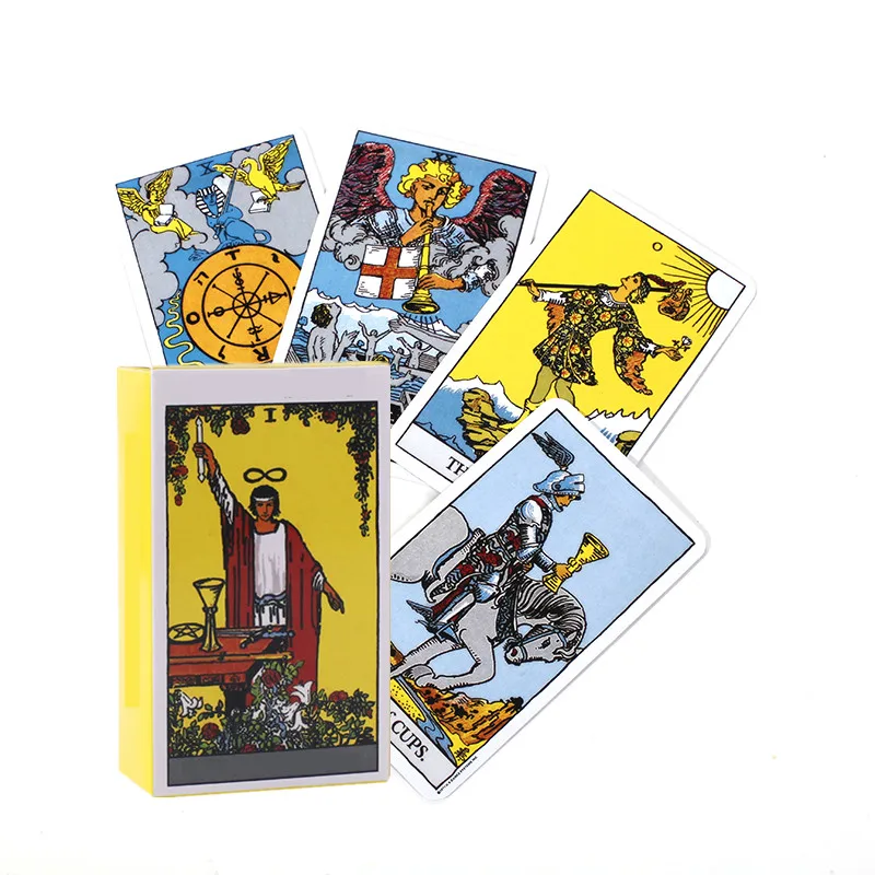 HD Full English Tarot Wholesale ManufacturerTarot Cards Factory Made High Quality Deck Borderless Rider Tarot Cards Game