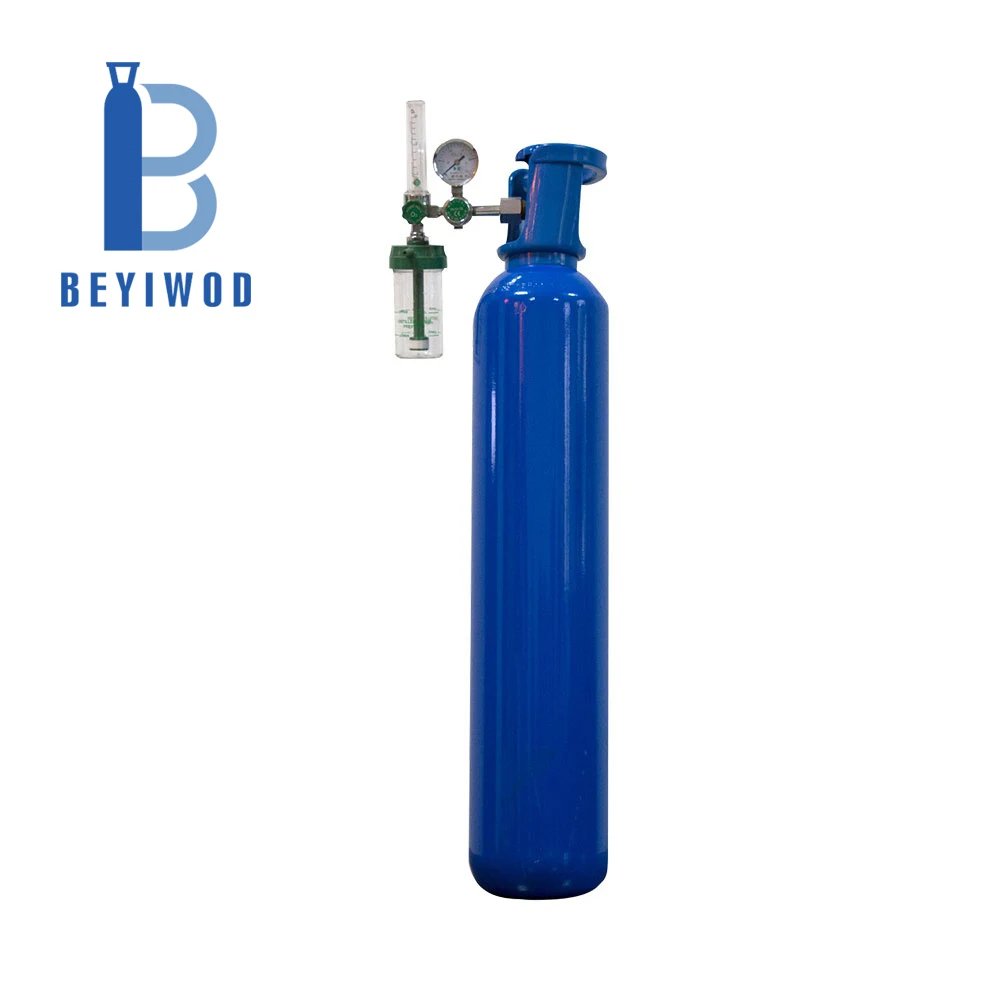China Factory Price N2 nitrogen O2 oxygen Co2 hydrogen Cylinder 5l 10l Steel Seamless Industrial YA Gas Cylinders