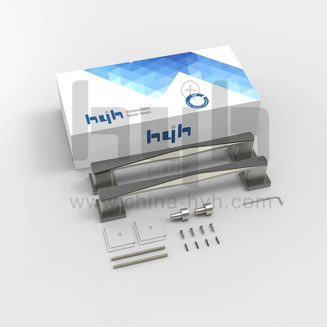 Guangdong hyh Hot Selling Fancy Design Zinc Alloy Villa Wooden Main Door Pull Handle For Security Door