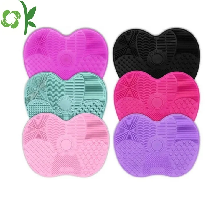 OKSILICONE многоцветный коврик для чистки кистей макияжа косметических портативный