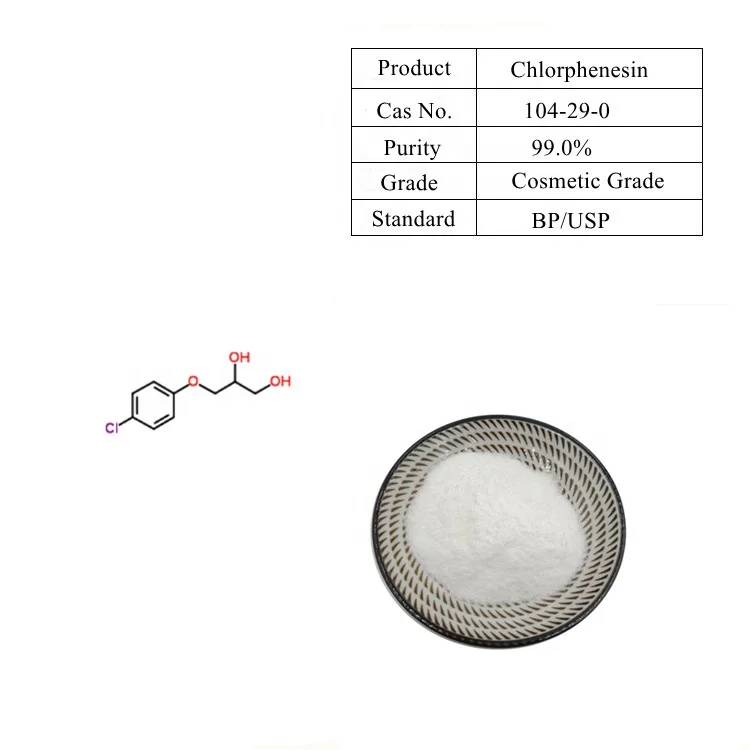 
Cosmetic Raws Preservatives Chlorphenesin Cas 104-29-0 Purity 99.0% Chlorphenesin Powder Fast Shipping 