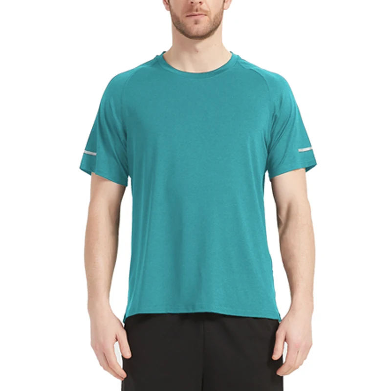 Jacktown, оптовая продажа, высокое качество, низкая цена, короткий рукав, простая приталенная одежда для спортивного зала, мужские футболки для фитнеса