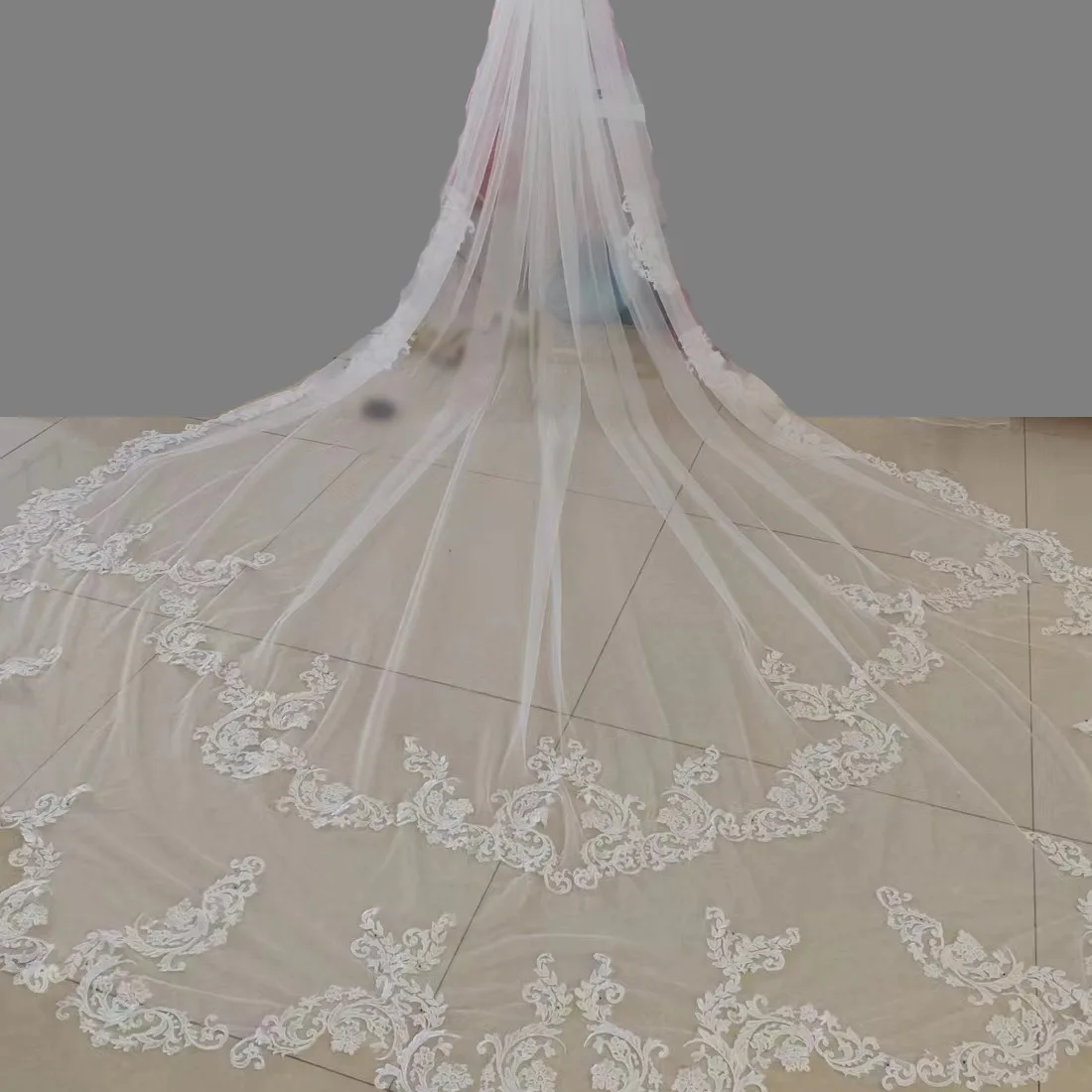 AL1832 2024 New fashion high quality fairy bride beautiful dream trailing luxury long veils wedding bridal