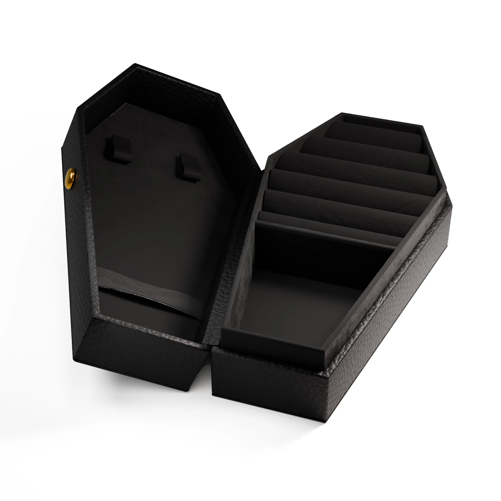 Personalized Customization Jewelry Box Coffin Shape Jewelry Box packaging with logo