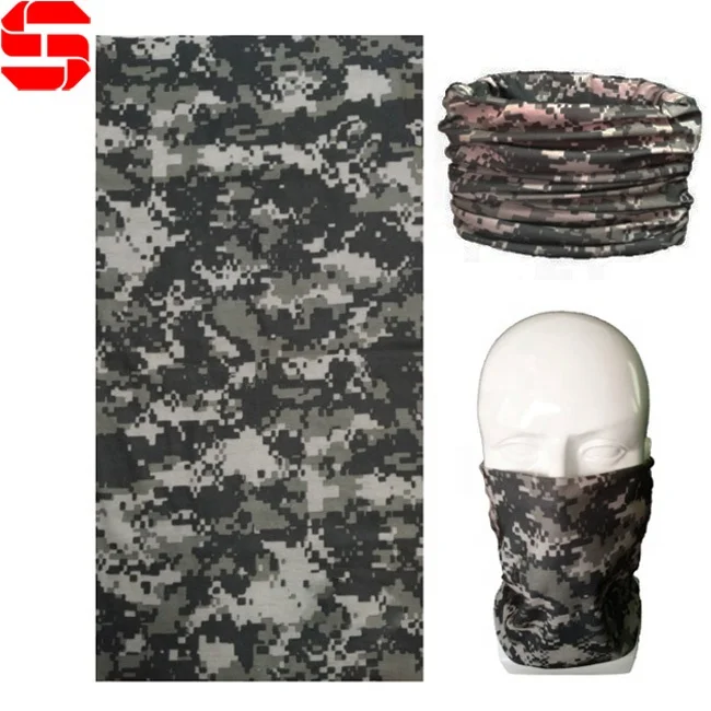Custom Print Sublimation Elastic Polyester Magic Seamless UV Gaiter Outdoor Neck Gaiter Tube Multifunctional Headwear Bandana