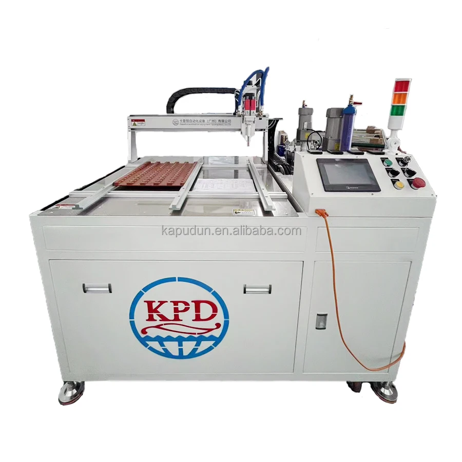Thermally conductive silicone potting compound machine dispensing for AB epoxy and PU sealant