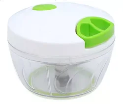 Speedy Garlic Chopper Manual Hand Pull Vegetable Blender Crusher Mincer Food & Vegetable Chopper with Stainless Steel Blade