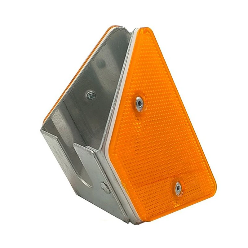 European type metal galvanized traffic sign Trapezoid shaped road signs Reflective PVC contour markers