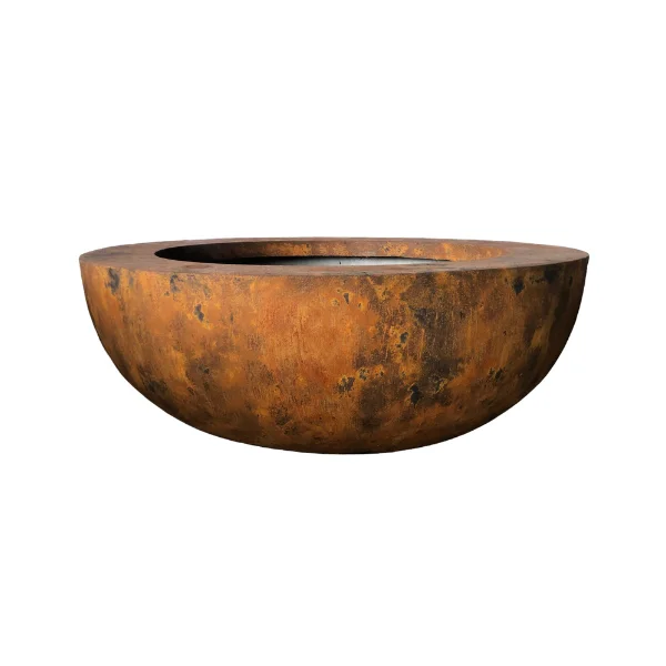 Made In Vietnam  Durable House Decoration Round Shape Fiberglass Planter Garden Pots Set 6 Pcs Flower Pot Decor Living Room