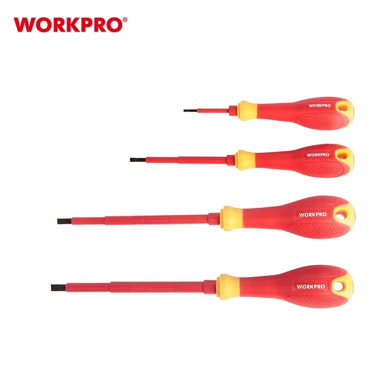 WORKPRO 1000V 5.5X150MM VDE Insulated Slotted Screwdriver