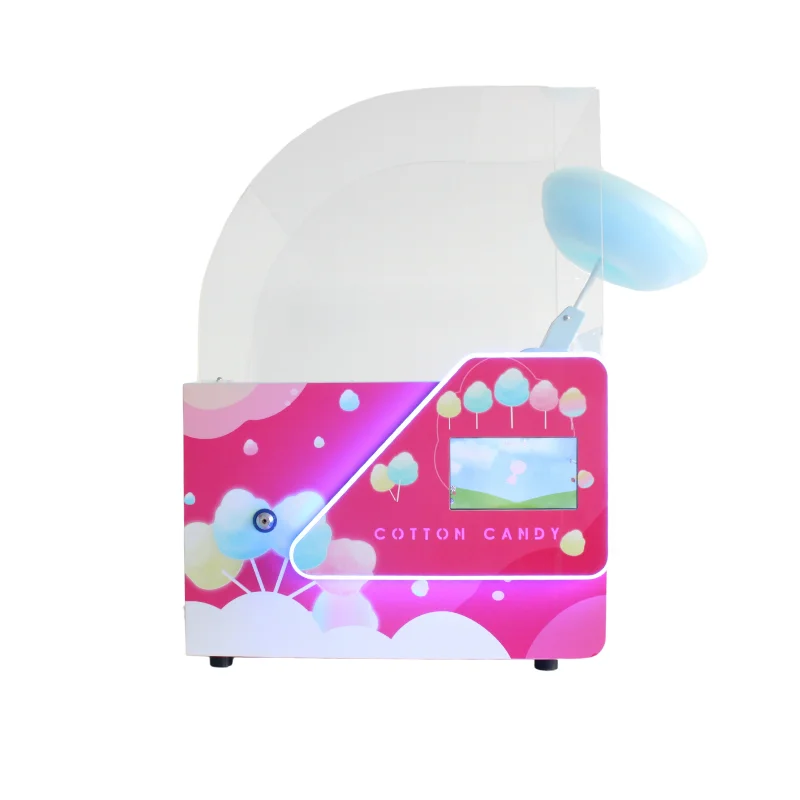 Efficient electric sugar floss candy maker vending commercial household making mini cotton candy semi automatic machine