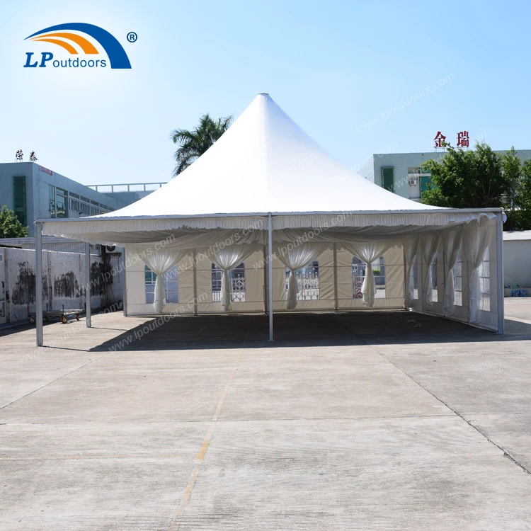 10x10m aluminum frame pagoda tent for outdoors wedding marquee