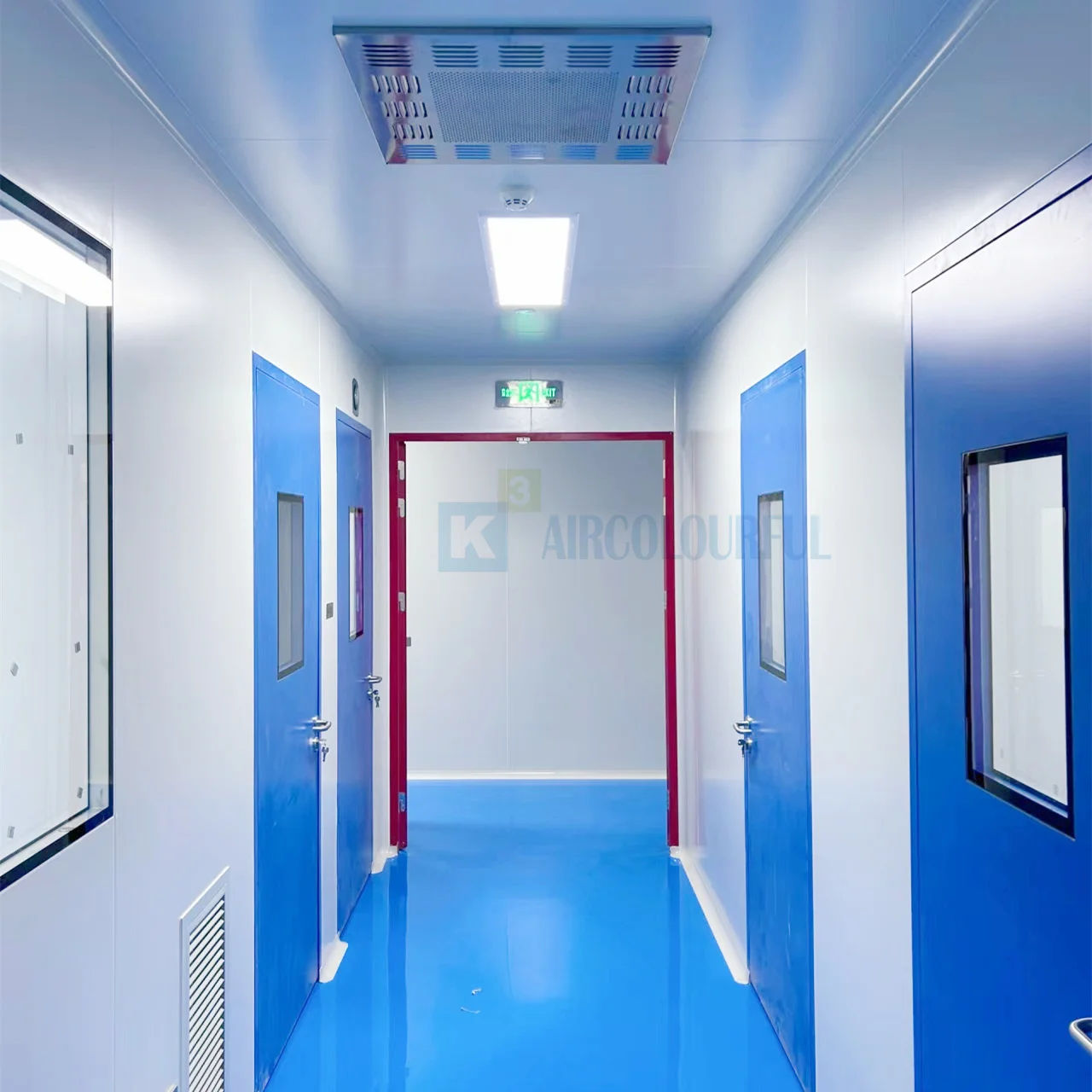 Free Design Easy to Install Durable GMP Standard Pharmacy Clean Room with MGO SIP Rock Wool Cleanroom Panels