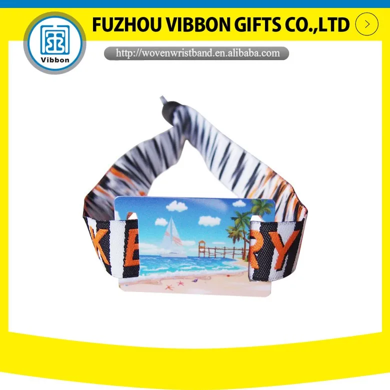 Adjustable festival Events Passive Bracelet fabric NFC Smart RFID Wristband