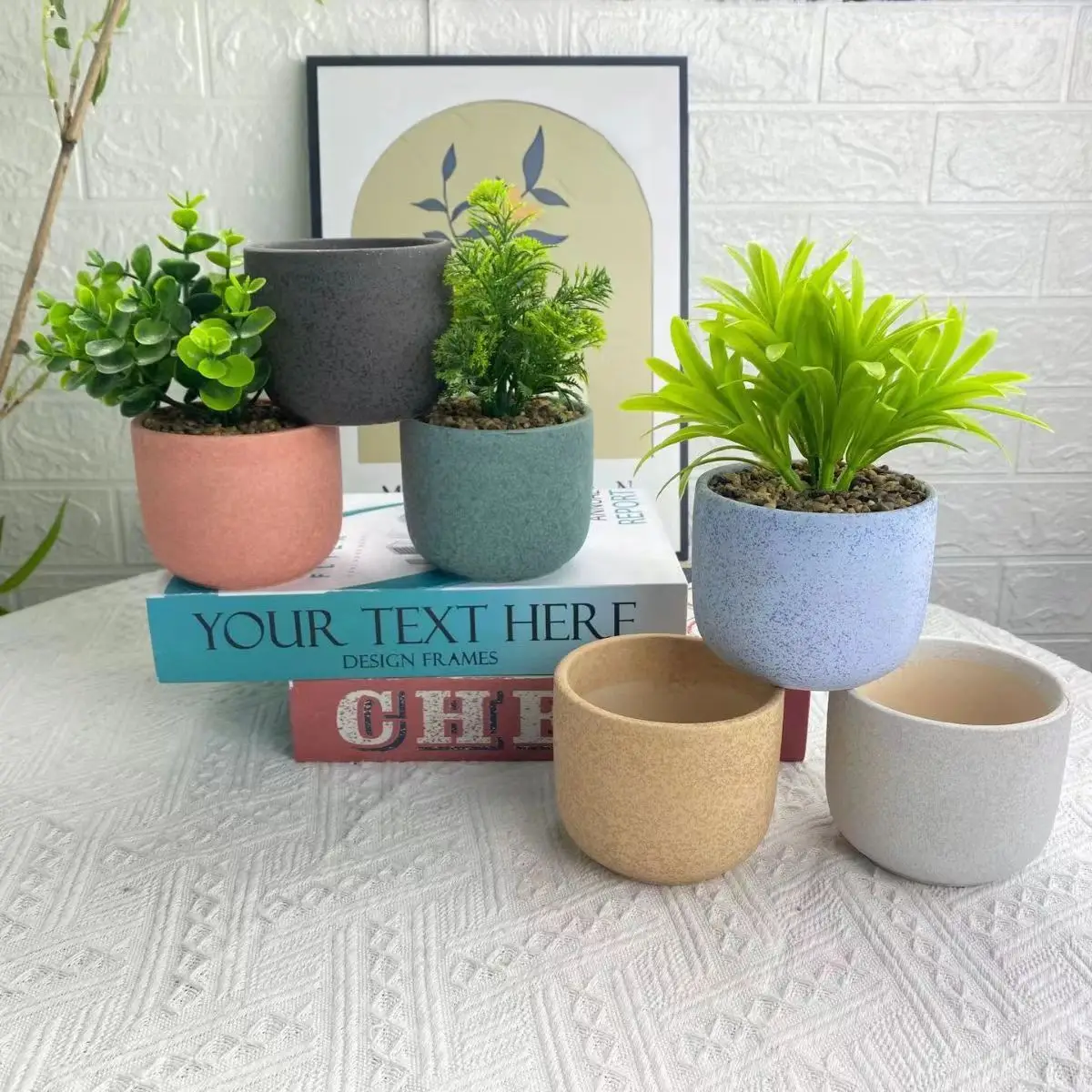 Декоративные керамические горшки для растений
