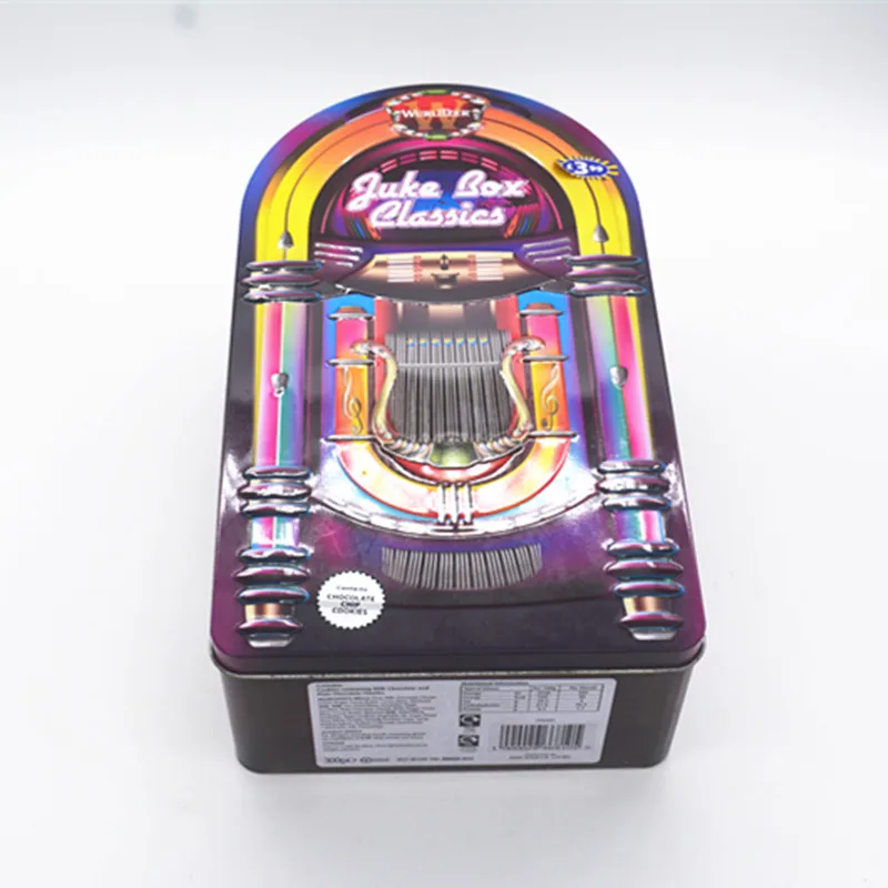 Custom shaped iron box Special Luxury Candy Packaging Gift Boxes With