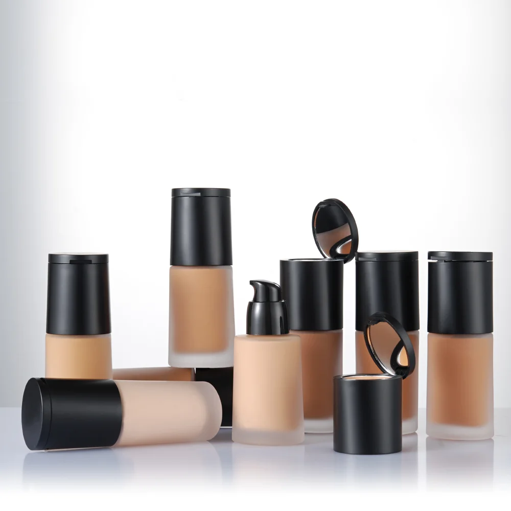 Wholesale Private Label Vegan Long Lasting Sweatproof Waterproof Makeup Face Liquid Foundation For Black Women