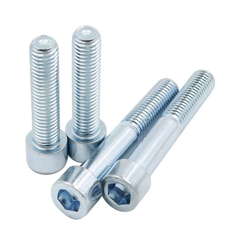 Chinese Factory Carbon Steel Hexagon Socket Head Bolt Allen Bolts Key Bolts DIN912 Zinc Plated