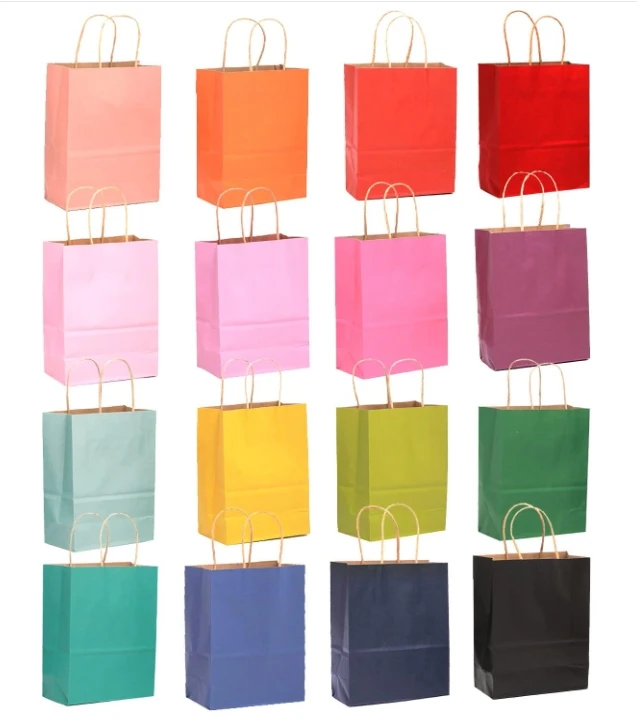 Xiamen Port Fast Food Paper Bag Packaging Bags Print Bread Packaging Customize Heat Seal Disposable Kraft paper Brown Bag