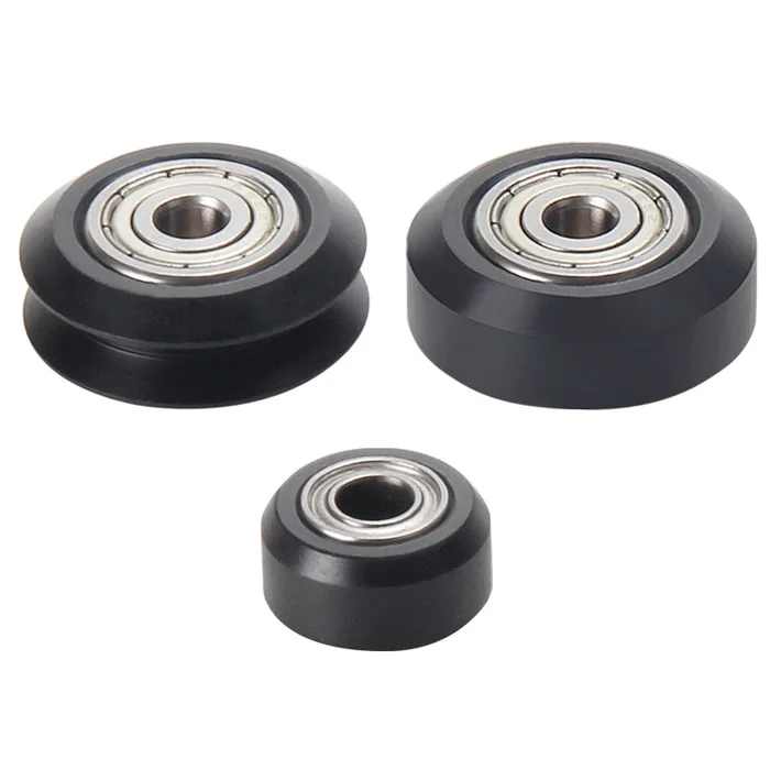 Bearing POM Pulley Large Small Passive Idler Wheel V-wheel Engraving Machine - POM small wheel with bearing