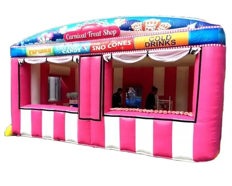 inflatable carnival food booth tent party fairy floss candy tent for sale,Inflatable Candy Booth House Tent